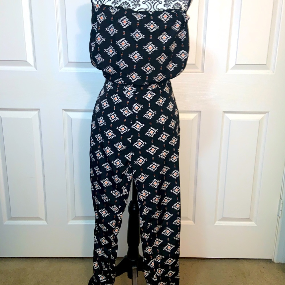 Black pants jumpsuit